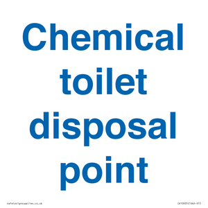 Chemical toilet disposal point